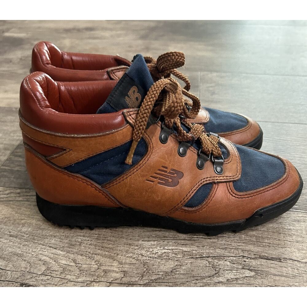 New Balance Vtg 1980s Women’s 8.5 USA Made Rainier Mid Top Leather Hiking Boot